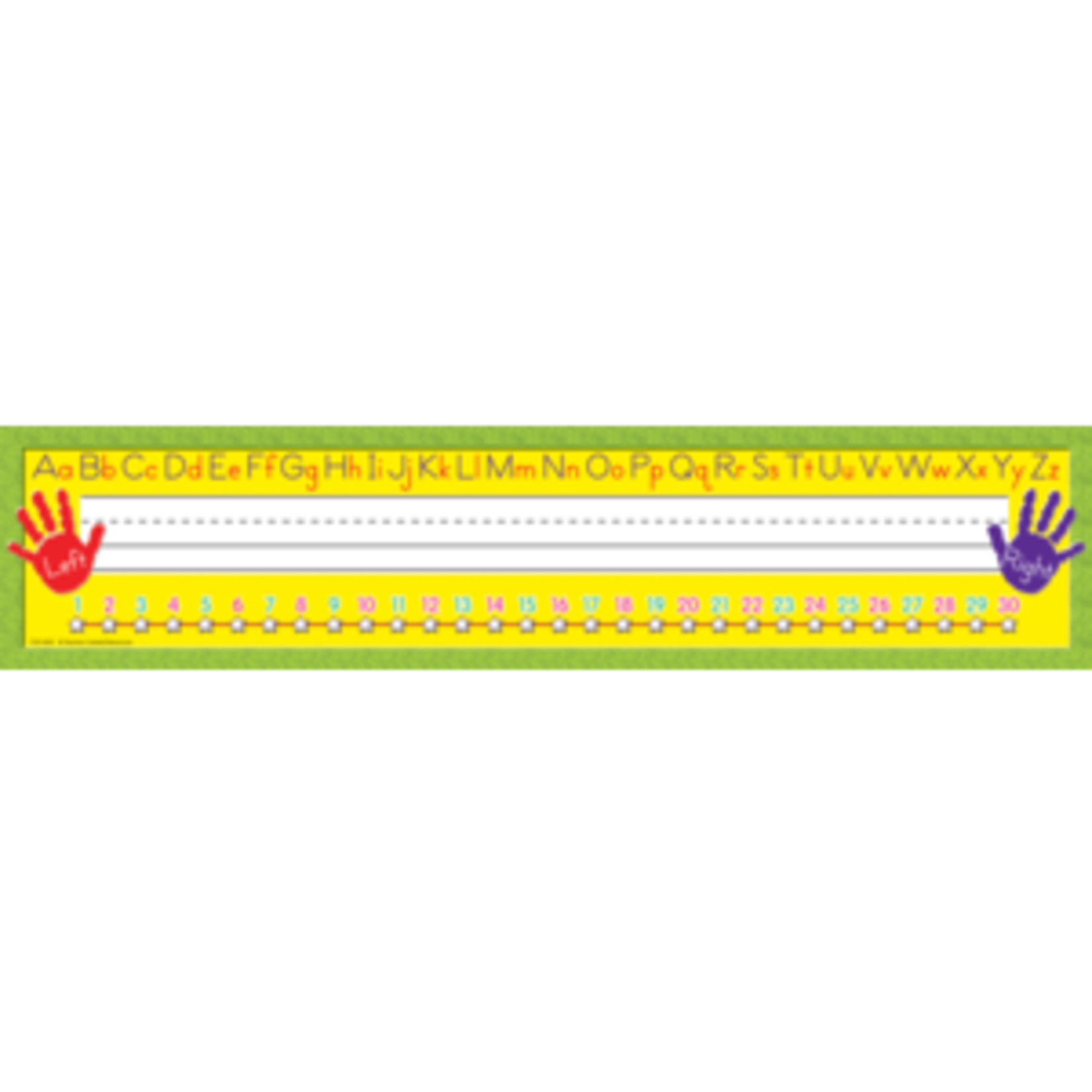 Teacher Created Resources Right/Left Alphabet Super Jumbo Name Plates [TCR4303]