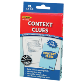 Teacher Created Resources Context Clues Practice Cards Blue Level