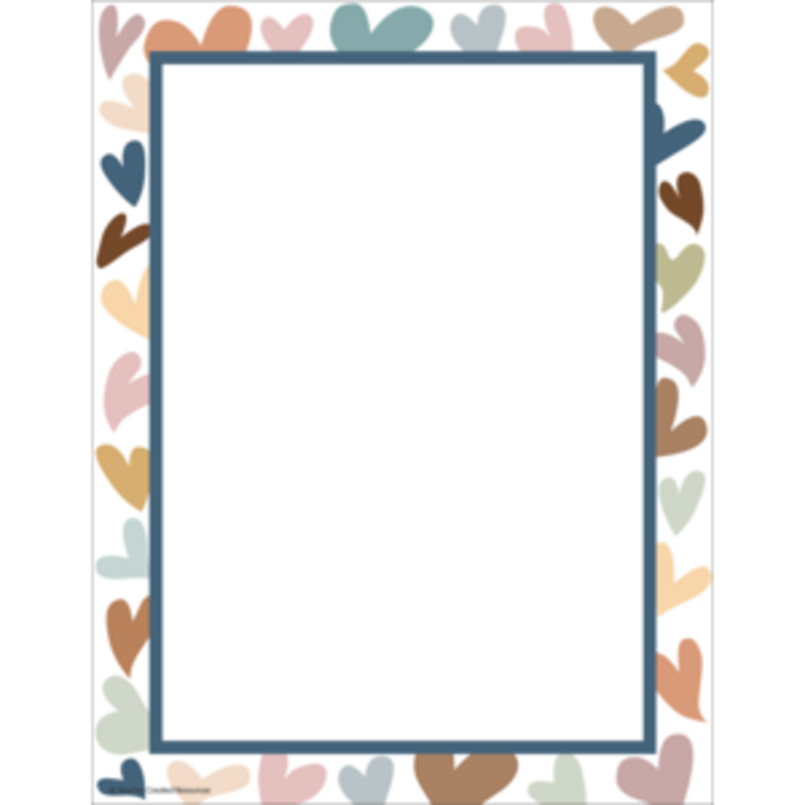Teacher Created Resources Everyone is Welcome Hearts Computer Paper [TCR7152]