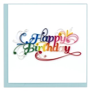QUILLING CARDS, INC Quilled Happy Birthday Card