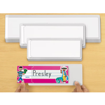 LAKESHORE LEARNING Medium Self-Adhesive Nameplate Sleeves (4" x 12 1/4") - Set of 12 [FF681]