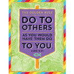 Carson-Dellosa Publishing Group The Golden Rule Chart  (Luke 6:31) 17x22 [CD114285]