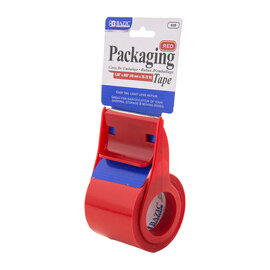 BAZIC BAZIC 1.88" X 800" Red Packaging Tape w/ Dispenser