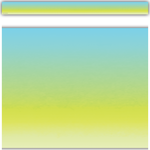 Teacher Created Resources Aqua and Lime Color Wash Straight Border Trim [TCR3931]