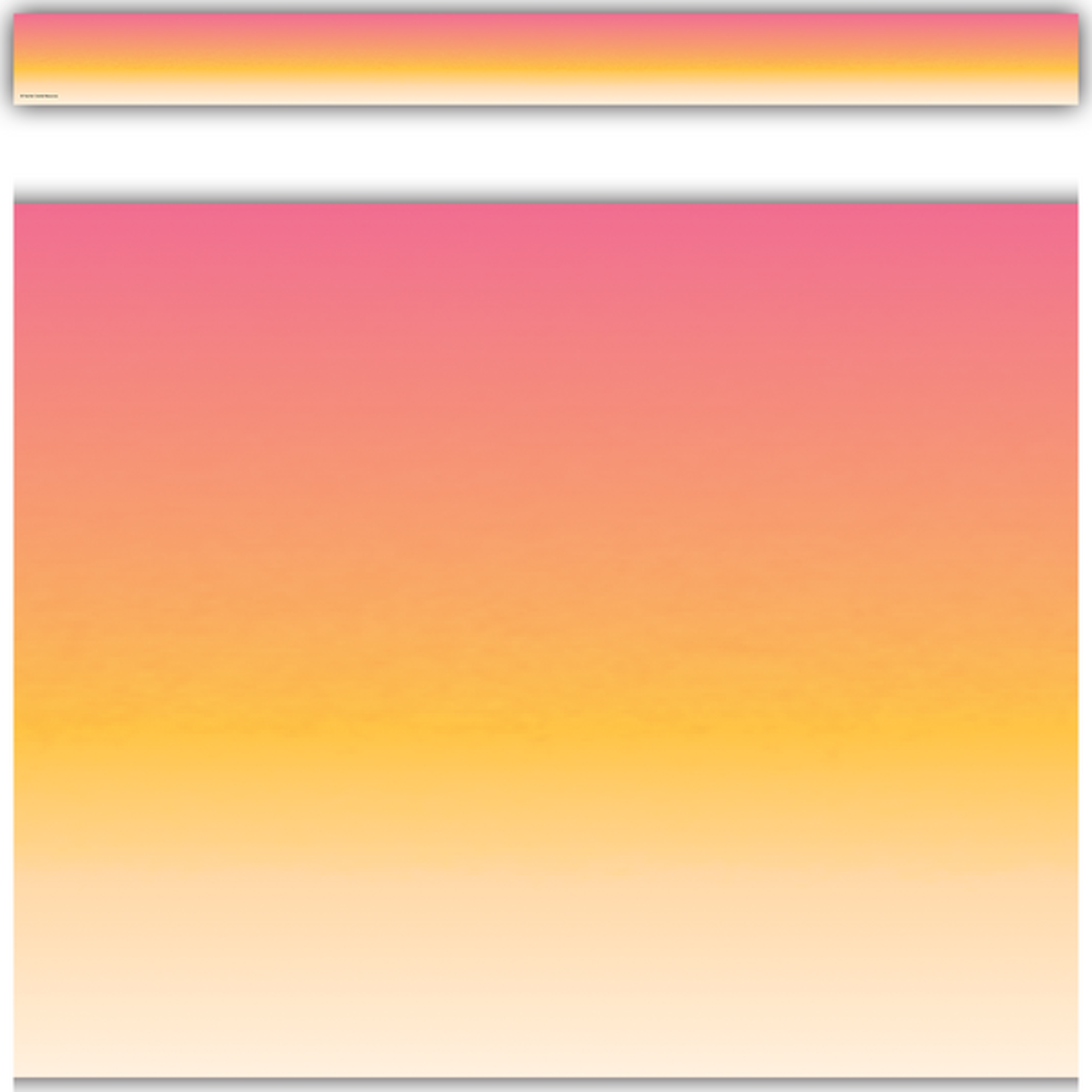 Teacher Created Resources Pink and Orange Color Wash Straight Border Trim [TCR3933]