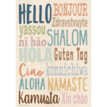 Teacher Created Resources Everyone is Welcome Hello Positive Poster [TCR7143]