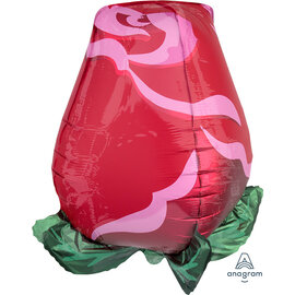 22" Red Rose Bud Balloon