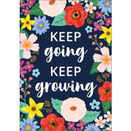Teacher Created Resources Keep Going Keep Growing Positive Poster