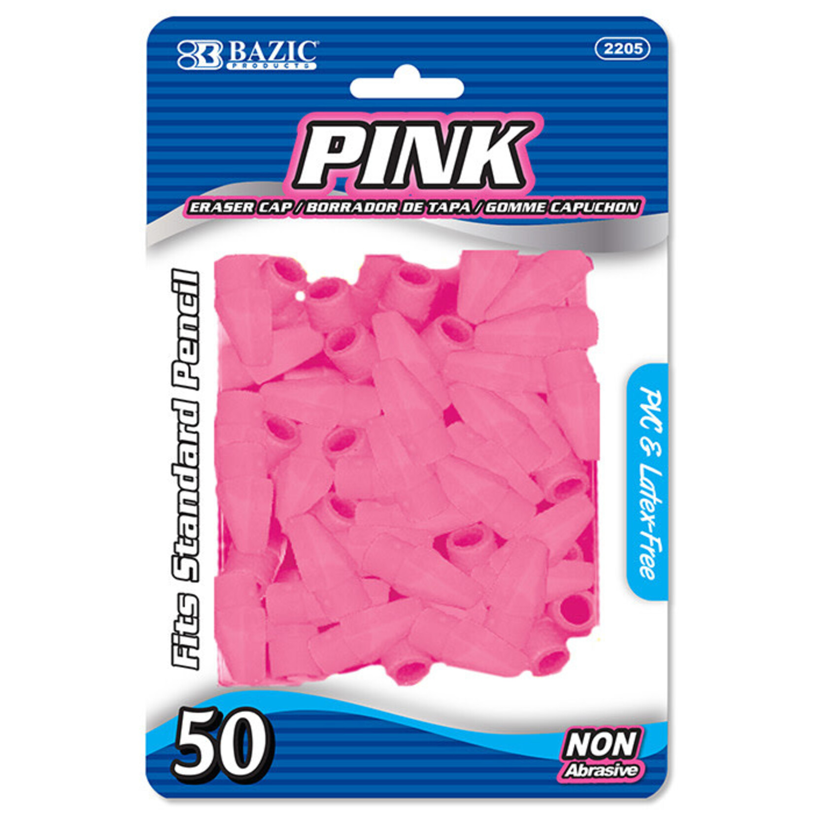 BAZIC BAZIC Pink Eraser Top (50/Pack) [2205]