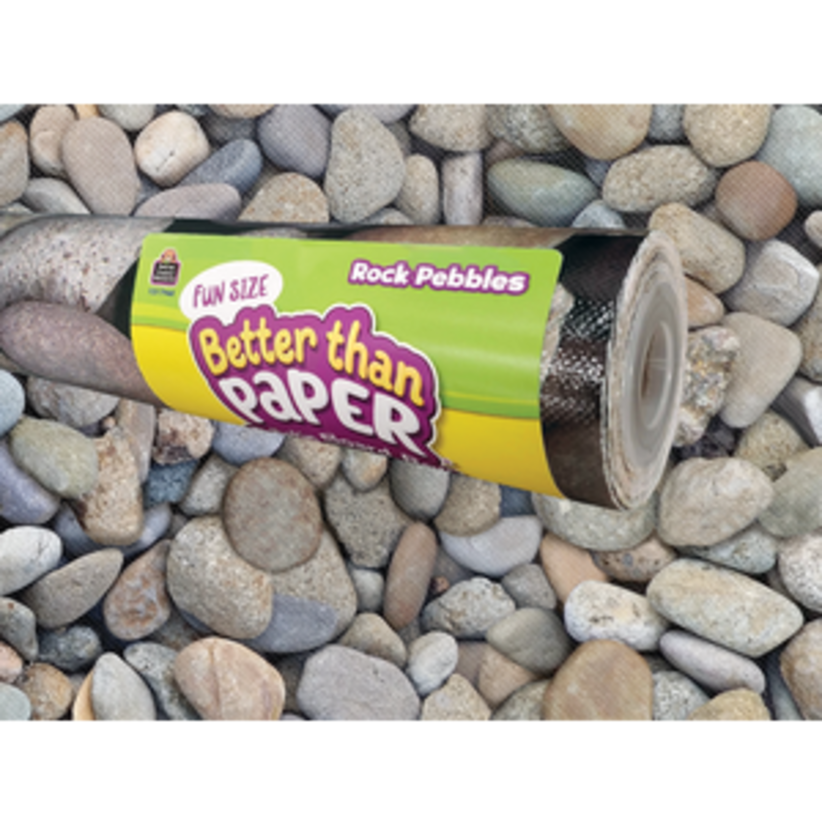 Teacher Created Resources Fun Size Rock Pebbles Better Than Paper Bulletin Board Roll [TCR77468]