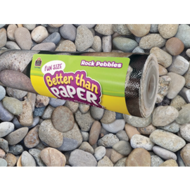 Teacher Created Resources Fun Size Rock Pebbles Better Than Paper Bulletin Board Roll