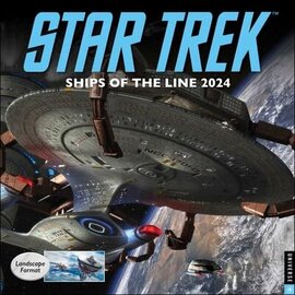 UNIVERSE PUBLISHING Star Trek: Ships of the Line 2024 Wall Calendar