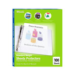 BAZIC Sheet Protectors Standard Weight Top Loading (100/Box) [2131]