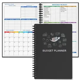 Kore Studio Budget Planner: Get Your Finances Organized & Managed Effectively - A5 Undated Notebook, 100gsm Paper