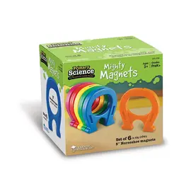 Learning Resources Primary Science Mighty Magnets, Set of 6