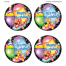 Teacher Created Resources Happy Birthday Wear 'Em Badges