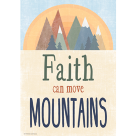 Teacher Created Resources Faith Can Move Mountains Positive Poster