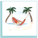 QUILLING CARDS, INC Quilled Beach Hammock Greeting Card [BL1437]