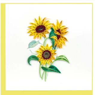 QUILLING CARDS, INC Quilled Wild Sunflowers Greeting Card