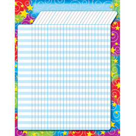 Trend Enterprises Stars ‘n Swirls Incentive Chart – Large 17x22