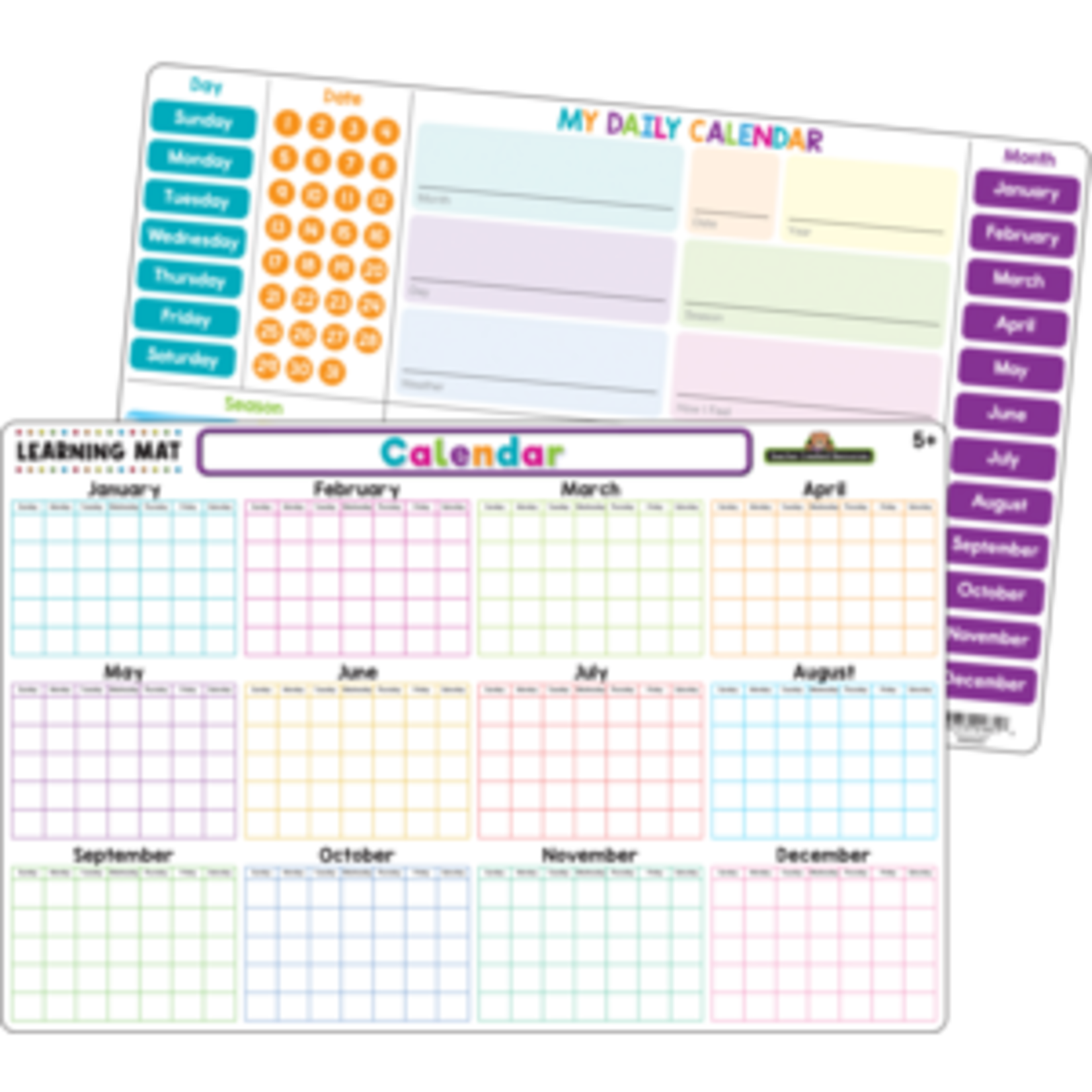 Teacher Created Resources Calendar Learning Mat [TCR21024]