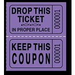 MAYFLOWER DISTRIBUTING Double Ticket Roll 2000 Tickets Purple [102-PU]