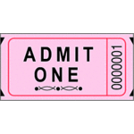 MAYFLOWER DISTRIBUTING Single Ticket Roll 2000 Tickets Pink [101-P]
