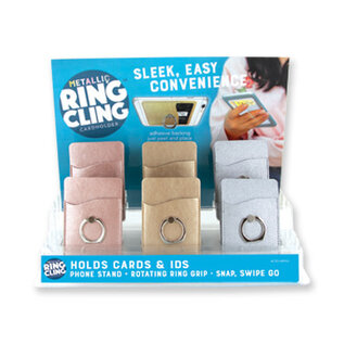 DM Merchandising Metallic Ring Cling Cardholder