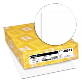 Astrobrights Neenah Paper Exact Index Card Stock, Smooth, 90 lb Index, 94 Brightness, 8 1/2 x 11, White, 250 Sheets