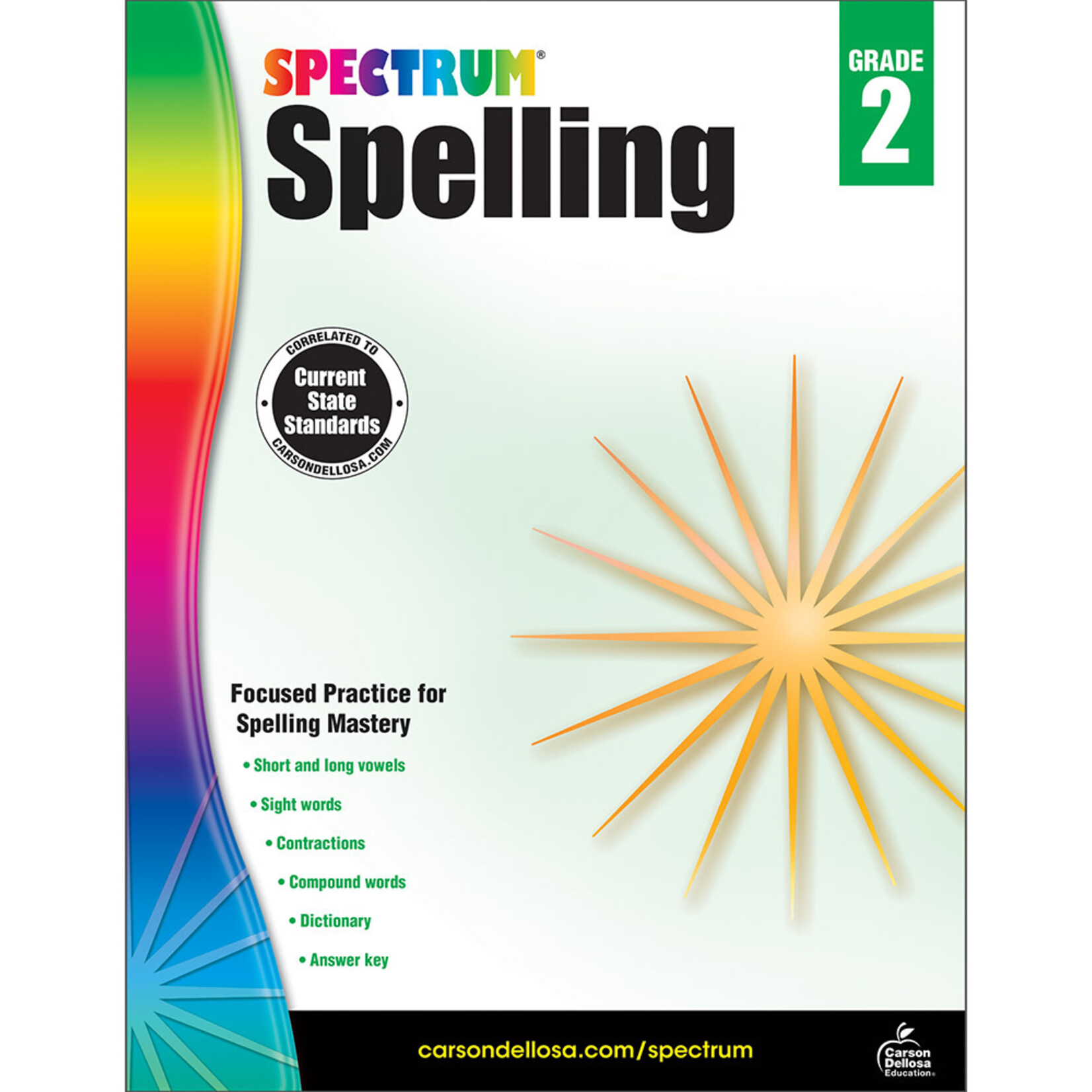 Carson-Dellosa Publishing Group SPECTRUM SPELLING GRADE 2 [CD704598]