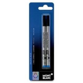 Mont Blanc Montblanc Rollerball LeGrand Refills - Pacific Blue Medium 107885 (2 Pack)