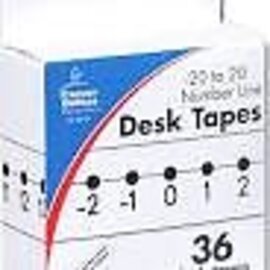 Carson-Dellosa Publishing Group -20 to 20 Number Line Desk Tapes