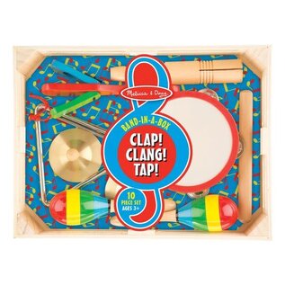 Melissa & Doug Band-in-a-Box Clap! Clang! Tap!