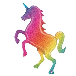 Betallic Rainbow Holographic Unicorn Shape – 54 Inch Foil Mylar Balloon