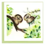 QUILLING CARDS, INC Quilled Owlets Greeting Card [BL1276]