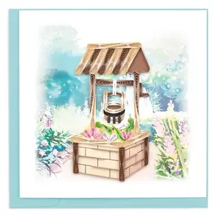 QUILLING CARDS, INC Quilled Wishing Well Greeting Card