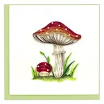 QUILLING CARDS, INC Quilled Wild Mushroom Greeting Card [BL1291]