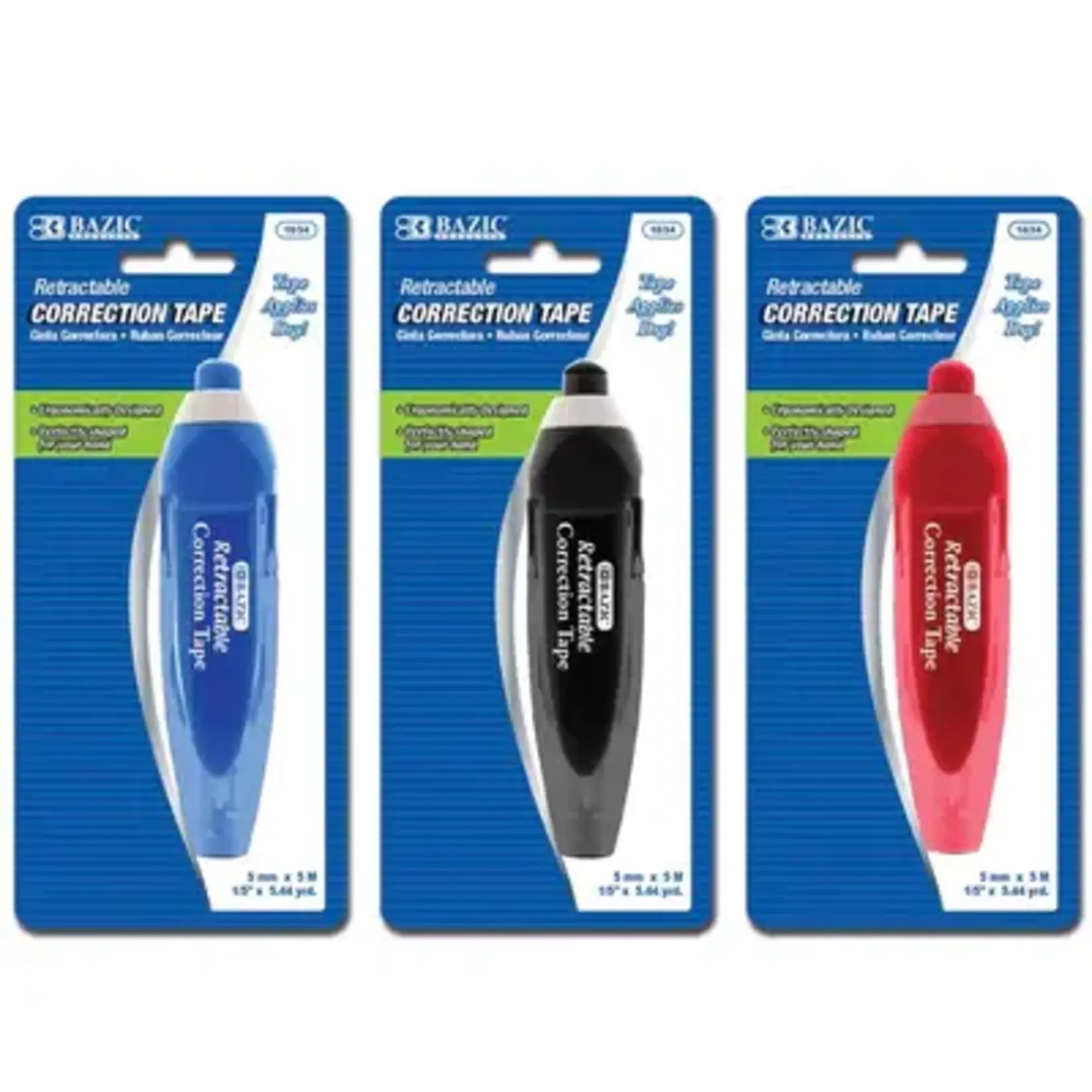 BAZIC BAZIC Correction Tape Retractable 5 mm x 196" [1634]
