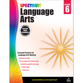 Carson-Dellosa Publishing Group SPECTRUM LANGUAGE ART BOOK GRADE 6