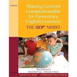 PEARSON Making Content Comprehensible for Elementary English Learners: The SIOP Model [With CDROM]