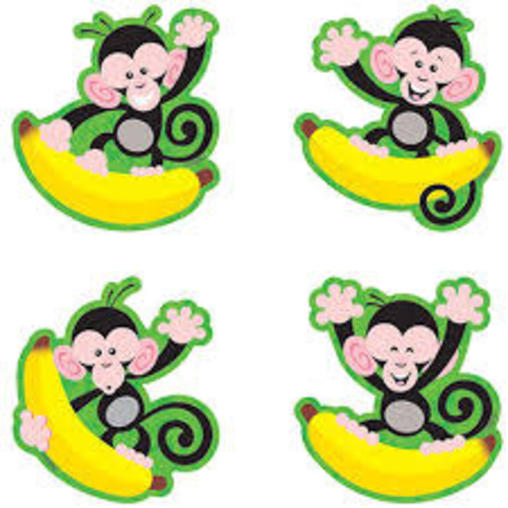 Trend Enterprises Monkeys and Bananas Mini Accents Variety Pack [T10818]