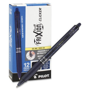 Pilot FriXion .7mm Clicker Erasable Gel Pens, Fine Pen Point - 0.7 mm Pen Point Size
