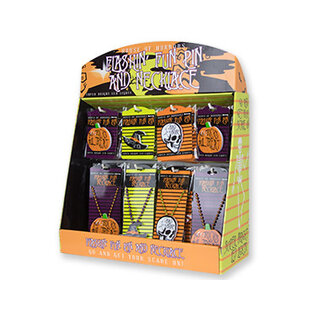 DM Merchandising Halloween Flashing Pins & Necklaces