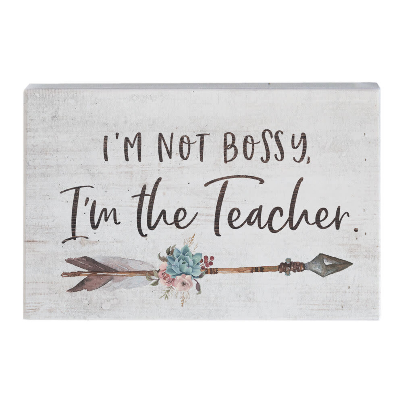 SINCERE SURROUNDINGS Sincere Surroundings STR1172 Bossy Teacher - 3.5 x 5.25 x 1.25 [STR1172]