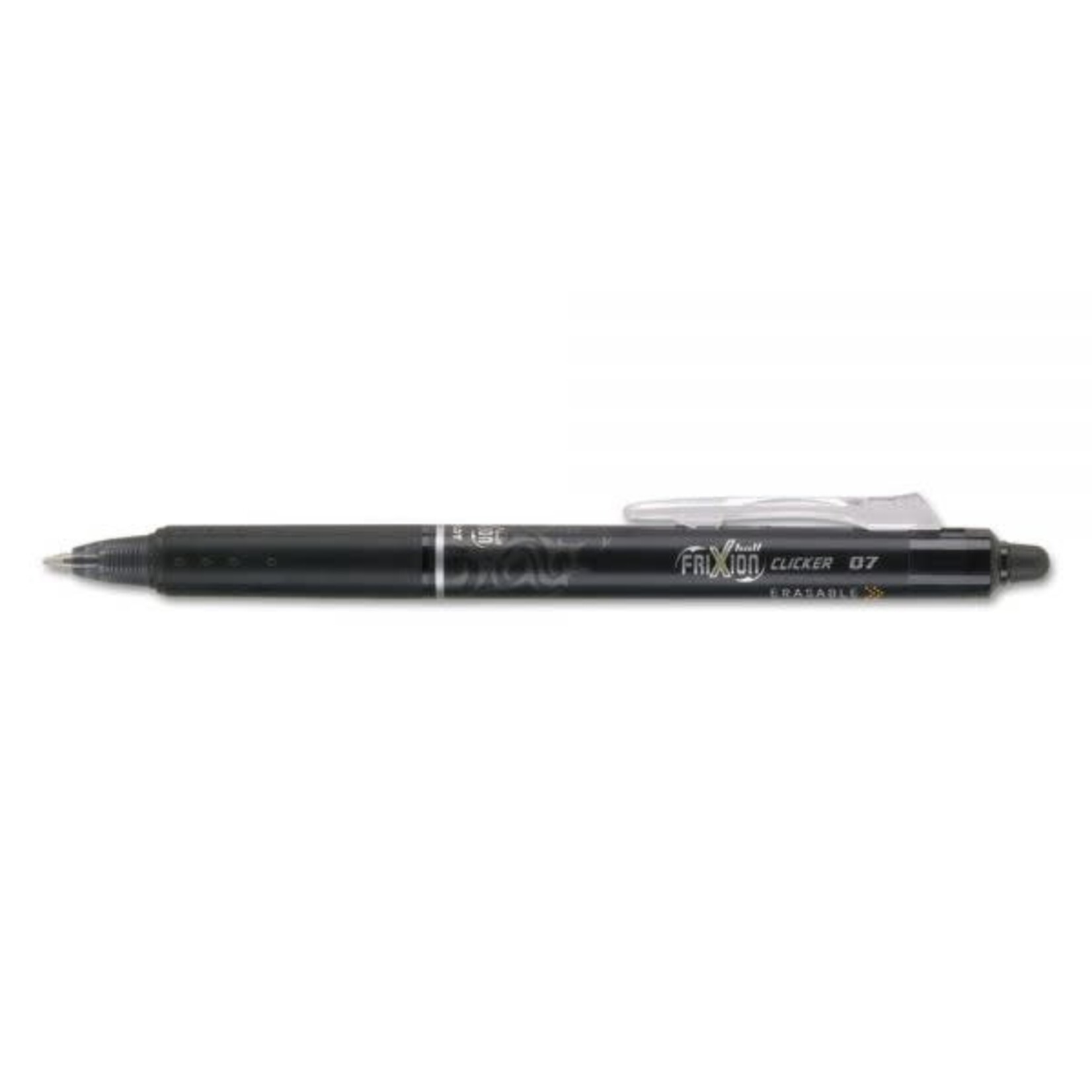 Frixion Pilot FriXion Clicker Erasable Retractable Gel Pen, 0.7mm, Black Ink/Barrel [PIL31450]