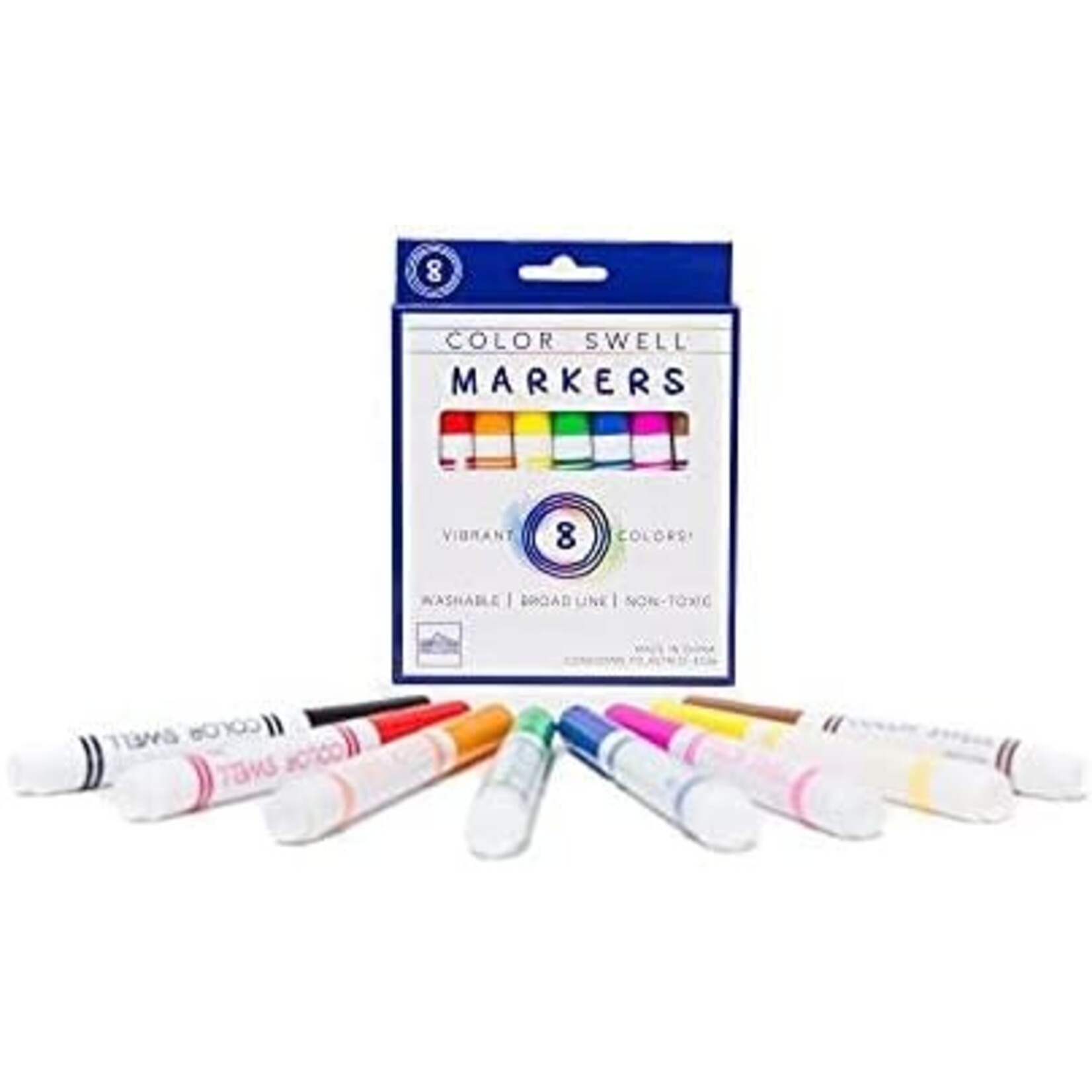 Color Swell Color Swell Washable Bulk Markers 36 Packs 8 Count Vibrant Colors [X002OHKBY3]
