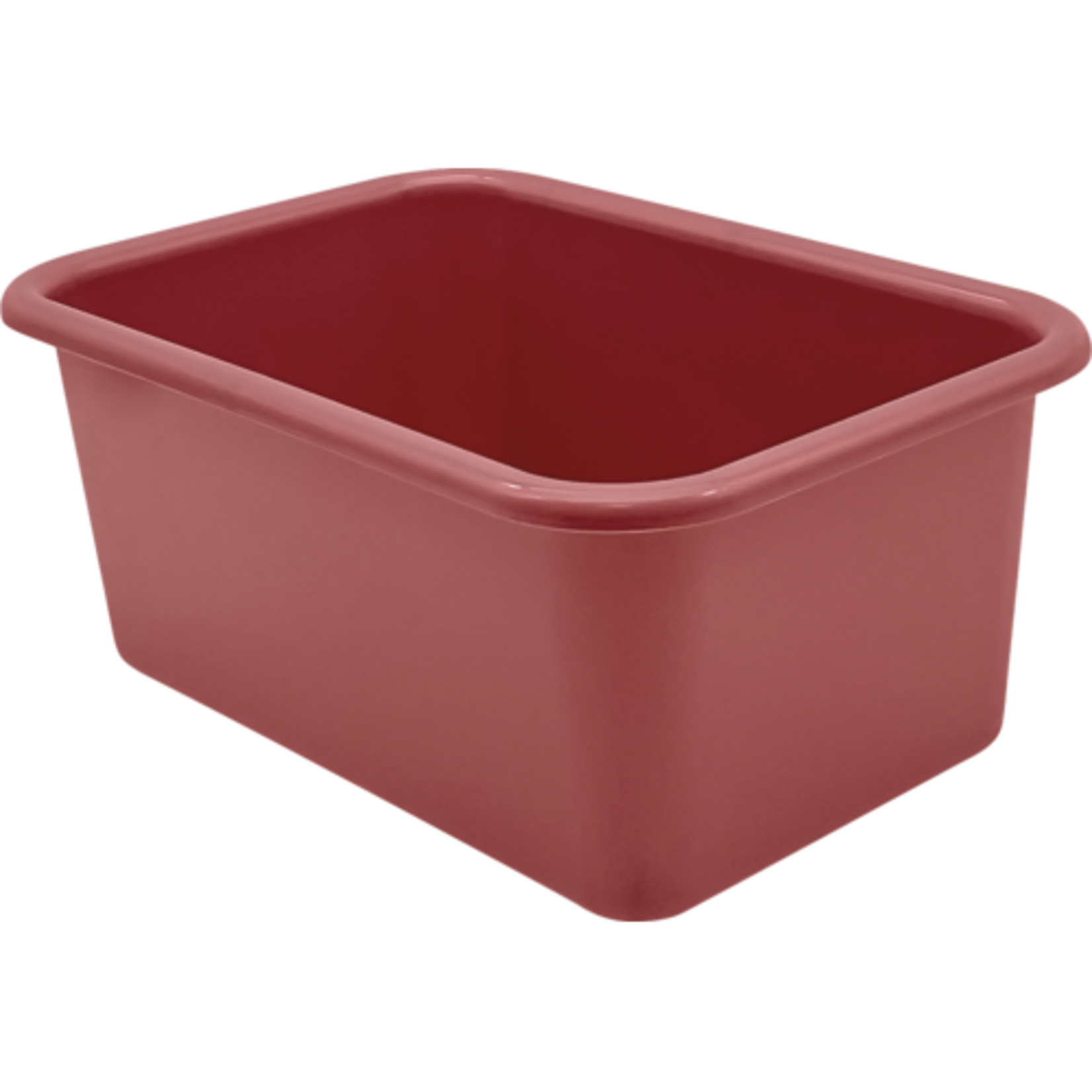 Teacher Created Resources Deep Rose Small Plastic Storage Bin [TCR20981]