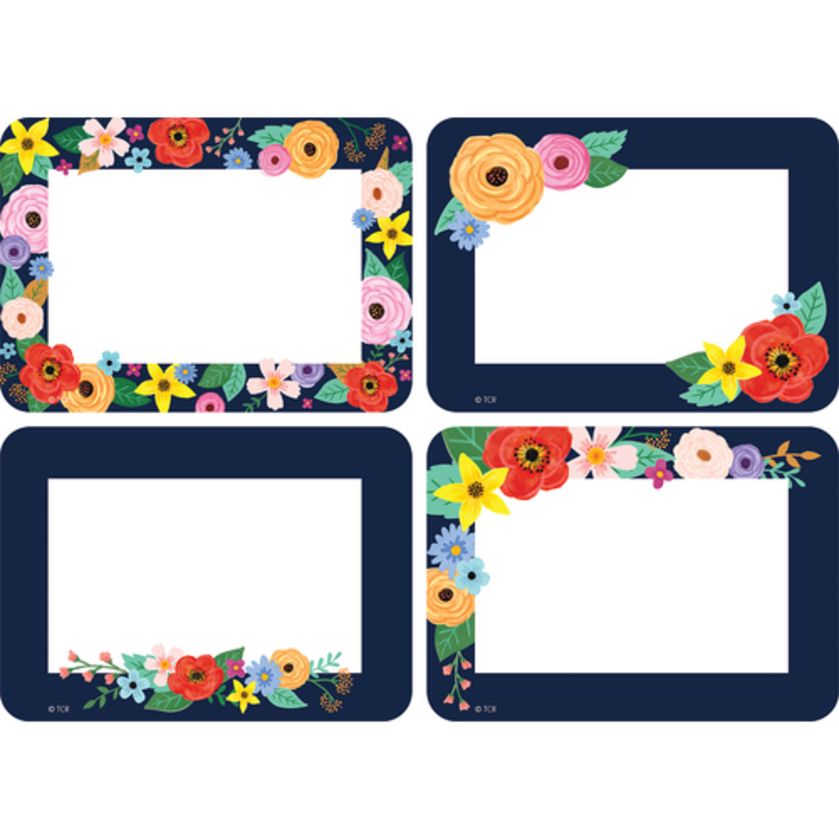 Teacher Created Resources Wildflowers Name Tags/Labels - Multi-Pack [TCR6701]