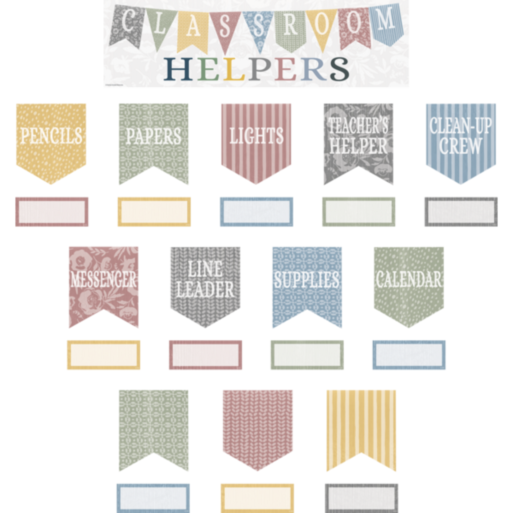 Teacher Created Resources Classroom Cottage Classroom Helpers Mini Bulletin Board [TCR7175]