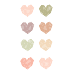 Teacher Created Resources Terrazzo Tones Hearts Mini Stickers [TCR7229]